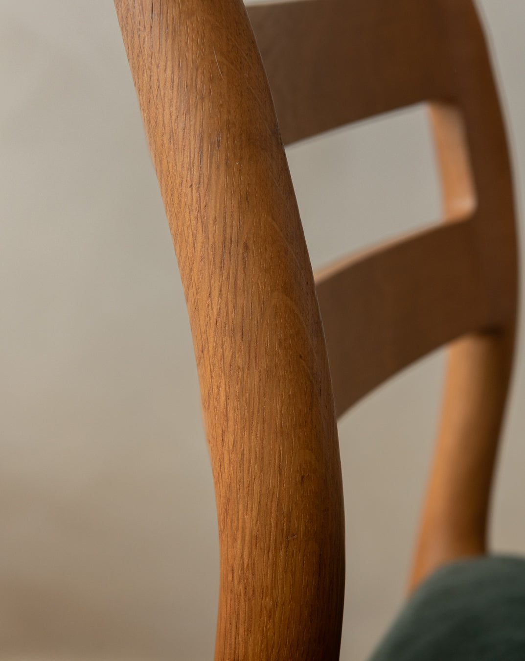 Mid Century Oak Dining Chairs Model 84 by Niels Otto Møller for J.L. Møllers, 1970s, Set of 4