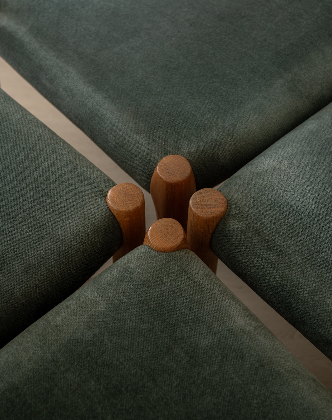 Mid Century Oak Dining Chairs Model 84 by Niels Otto Møller for J.L. Møllers, 1970s, Set of 4