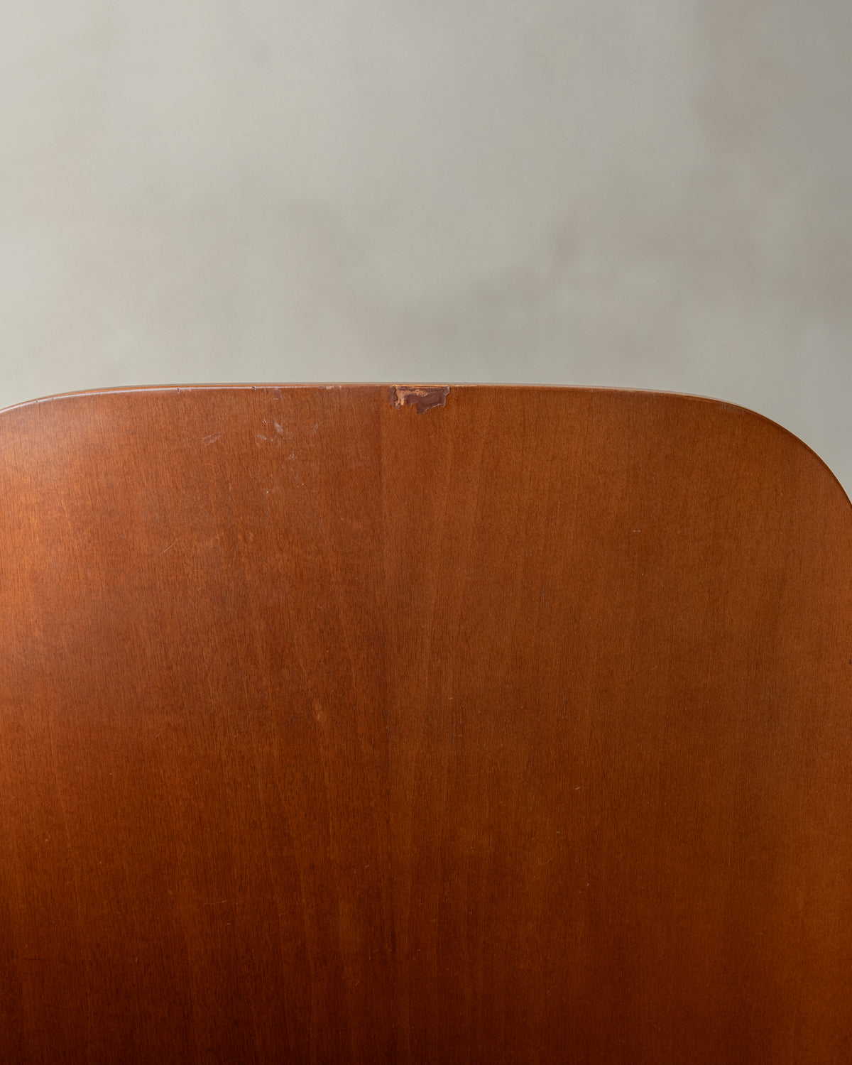 Italian Plywood Dining Chairs Attributed to Molteni, 1970s, Set of 4