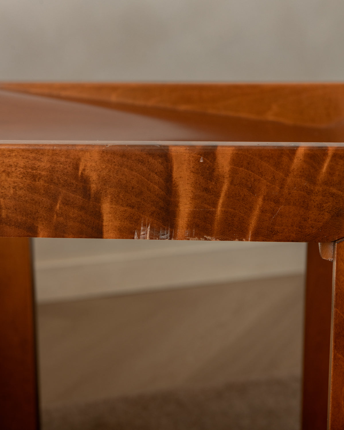 Italian Plywood Dining Chairs Attributed to Molteni, 1970s, Set of 4