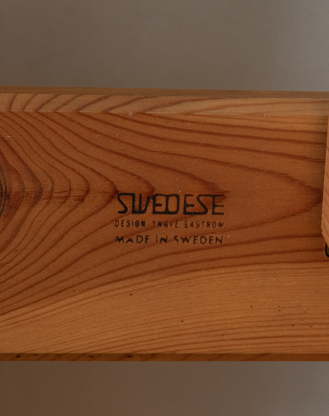Brutalist Pine Coffee Table Dymling by Yngve Ekström for Swedese, 1970s
