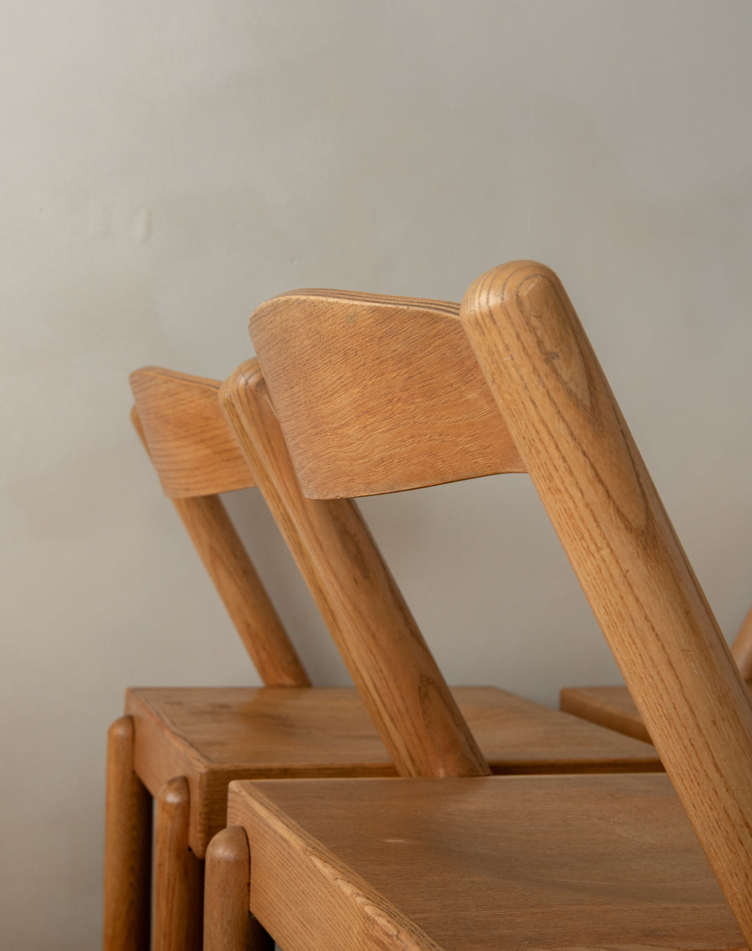 Italian Modern Dining Chairs Iva by Roberto Pamio and Renato Toso for Stilwood, 1970s, Set of 4