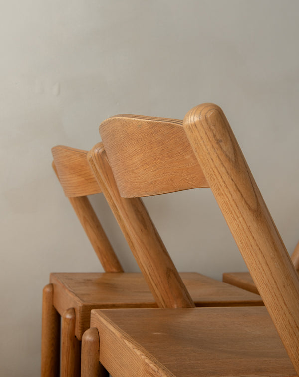 Italian Modern Dining Chairs Iva by Roberto Pamio and Renato Toso for Stilwood, 1970s, Set of 4