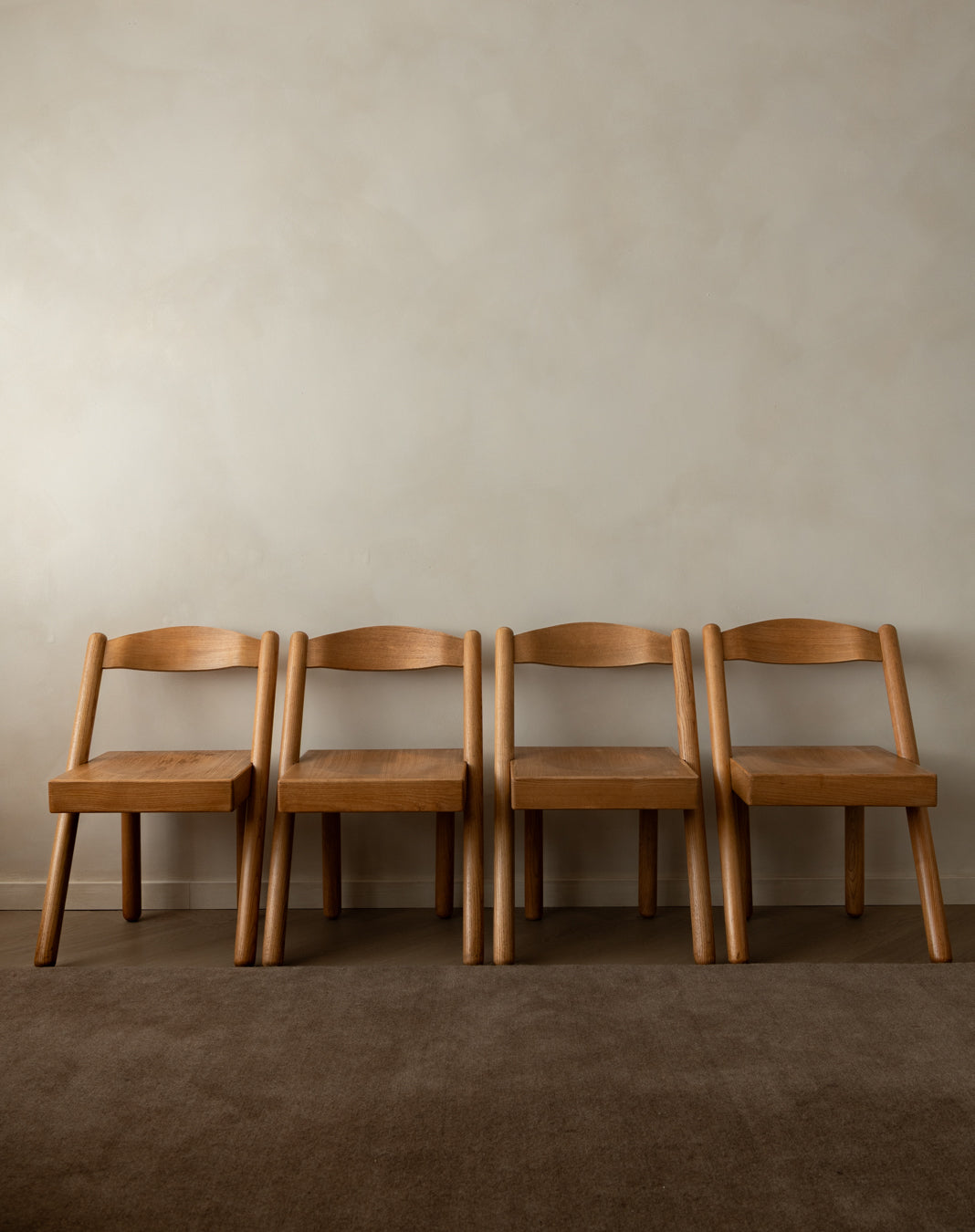 Italian Modern Dining Chairs Iva by Roberto Pamio and Renato Toso for Stilwood, 1970s, Set of 4