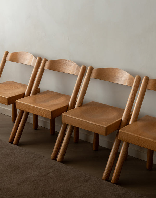 Italian Modern Dining Chairs Iva by Roberto Pamio and Renato Toso for Stilwood, 1970s, Set of 4