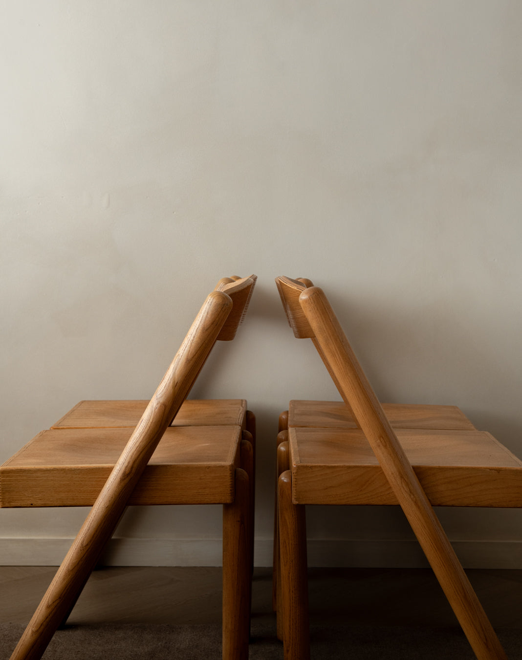 Italian Modern Dining Chairs Iva by Roberto Pamio and Renato Toso for Stilwood, 1970s, Set of 4
