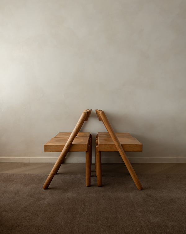 Italian Modern Dining Chairs Iva by Roberto Pamio and Renato Toso for Stilwood, 1970s, Set of 4
