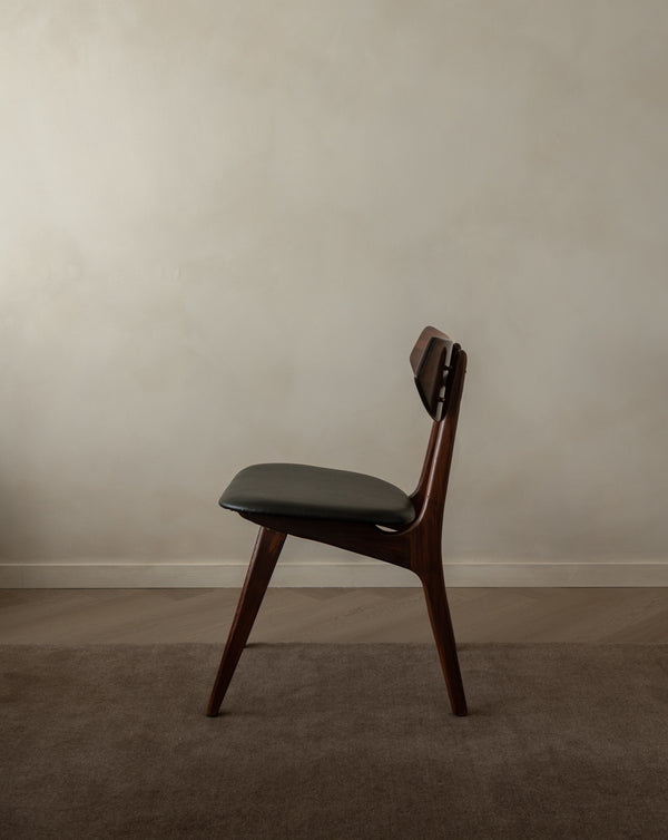 Mid Century Modern Teak Dining Chairs by Louis van Teeffelen for AWA, 1960s, Set of 6