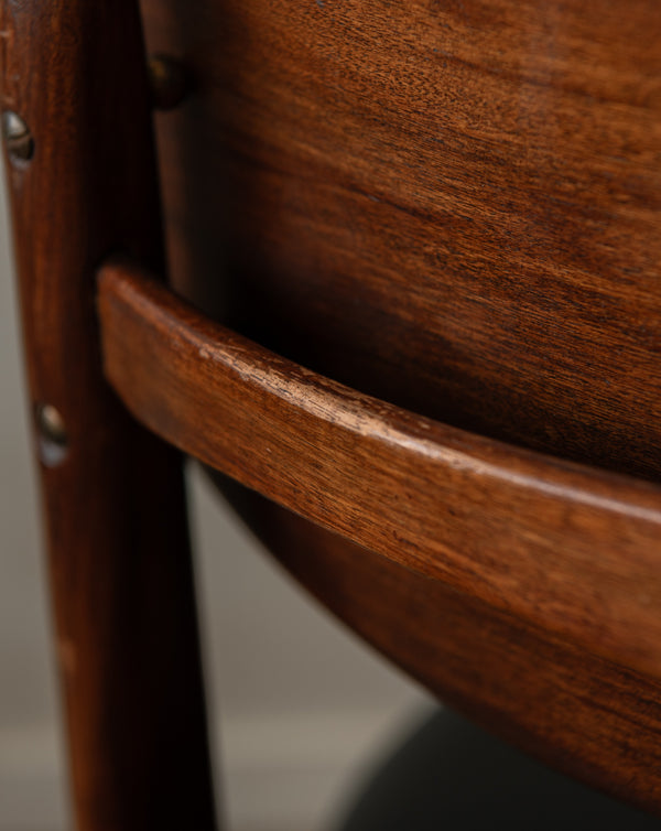 Mid Century Modern Teak Dining Chairs by Louis van Teeffelen for AWA, 1960s, Set of 6