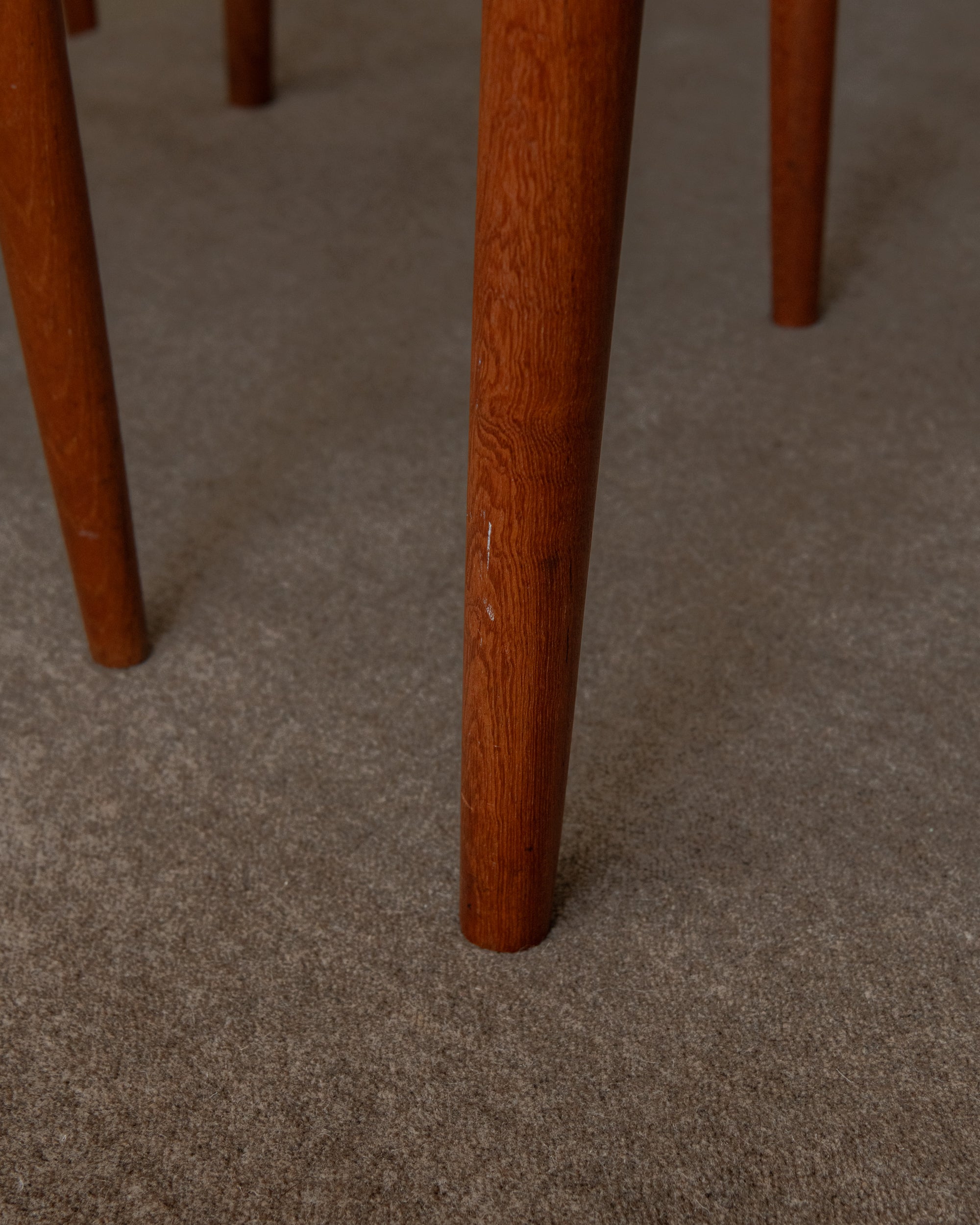 Danish Modern Teak Dining Chairs Model 77 by Niels Otto Møller for J.L. Møllers Møbelfabrik, Denmark, 1960s, Set of 6