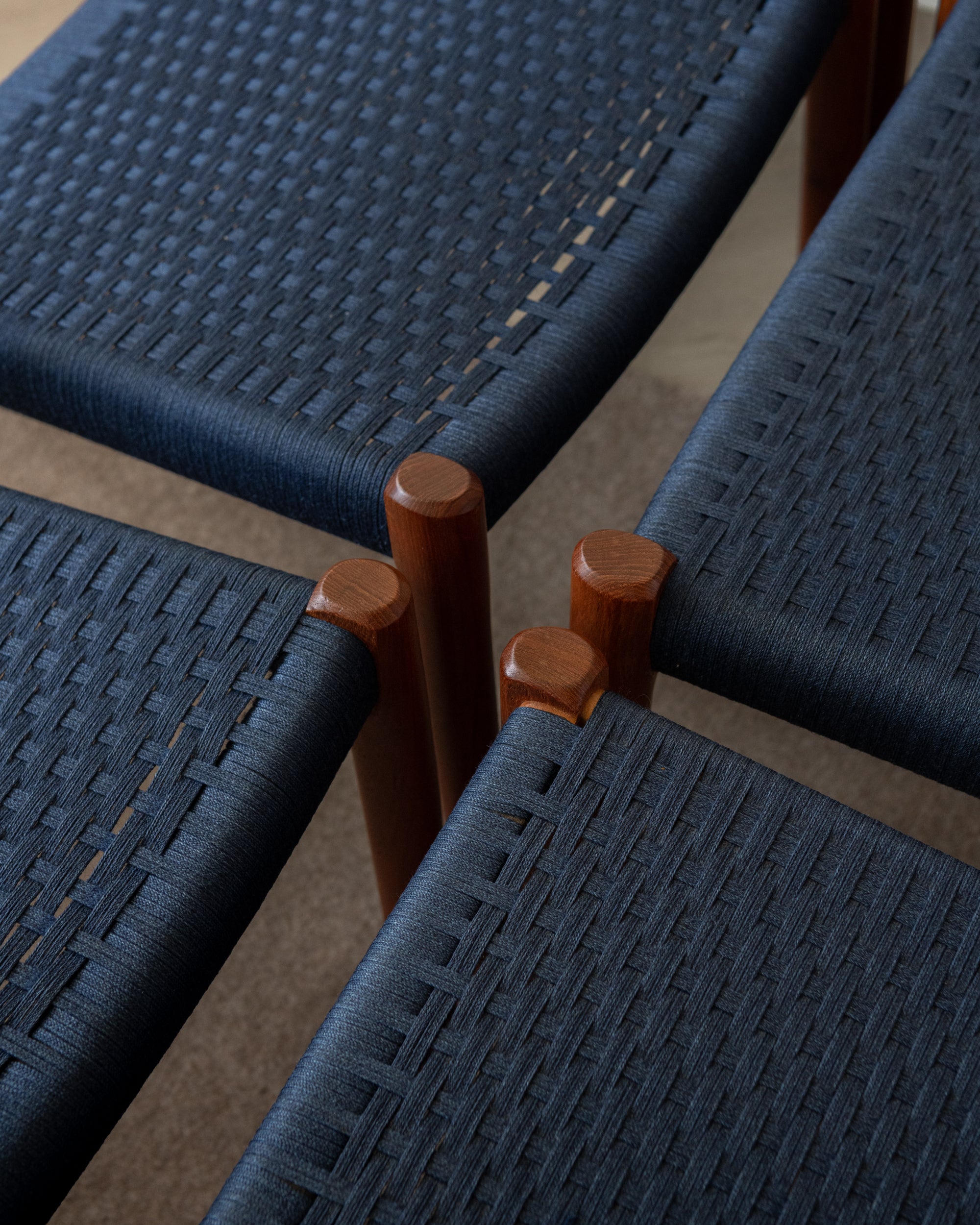 Danish Modern Teak Dining Chairs Model 77 by Niels Otto Møller for J.L. Møllers Møbelfabrik, Denmark, 1960s, Set of 6