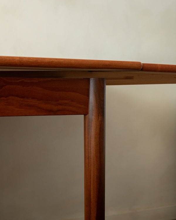 Danish Modern Teak Extendable Dining Table Model 24 by Ansager Møbler, 1960s