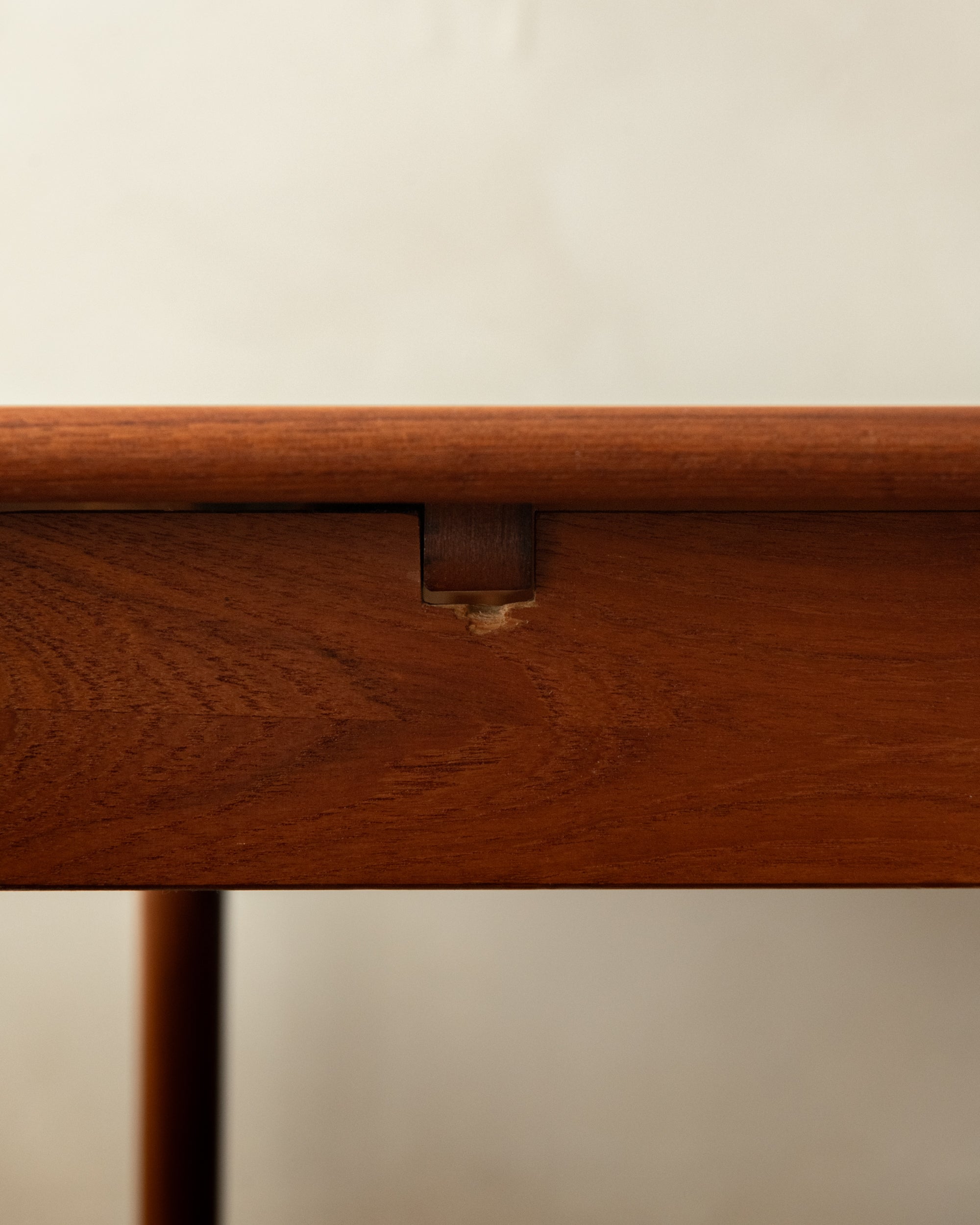 Danish Modern Teak Extendable Dining Table Model 24 by Ansager Møbler, 1960s