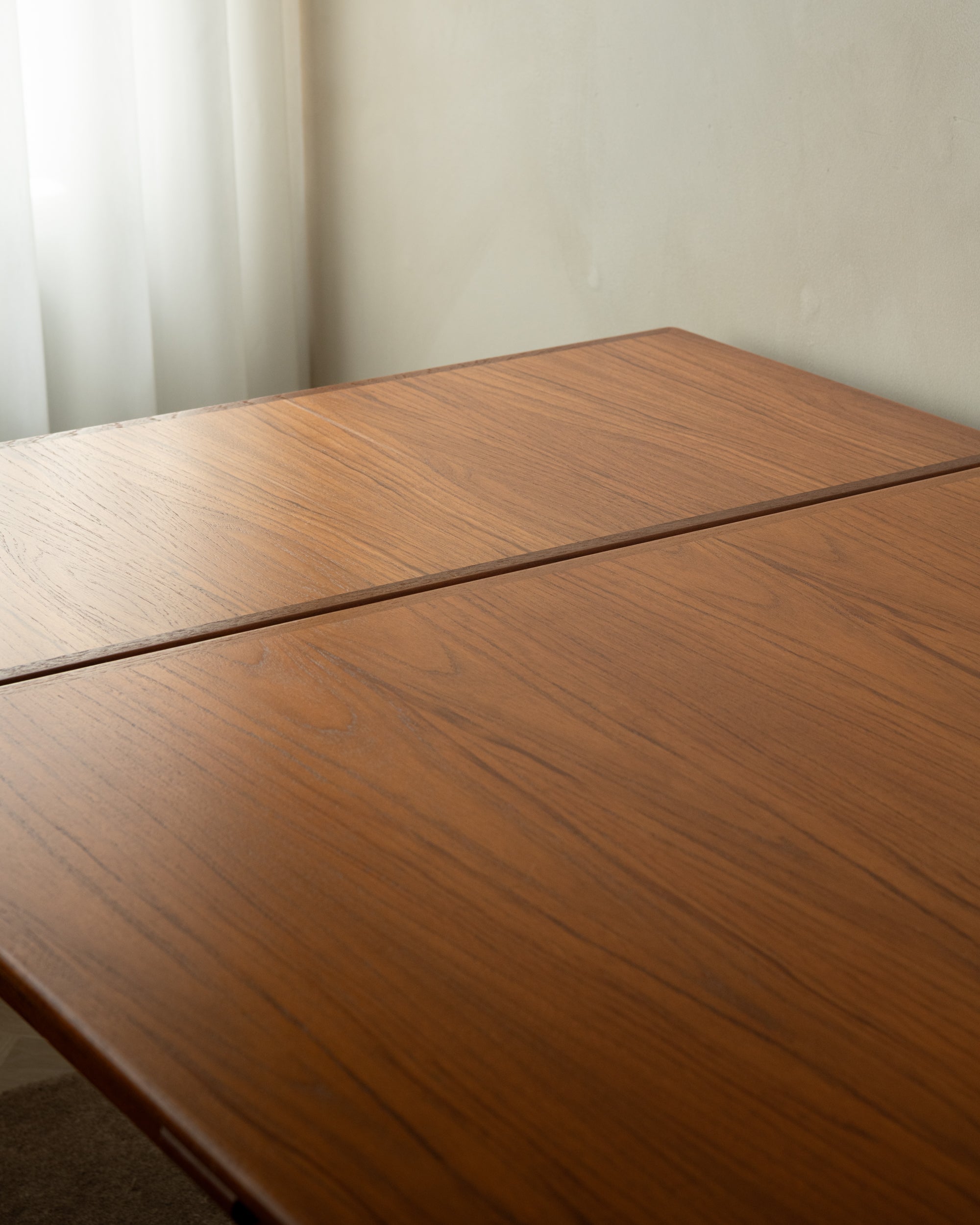 Danish Modern Teak Extendable Dining Table Model 24 by Ansager Møbler, 1960s