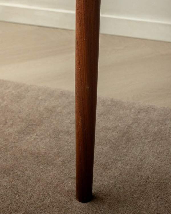 Danish Modern Teak Extendable Dining Table Model 24 by Ansager Møbler, 1960s
