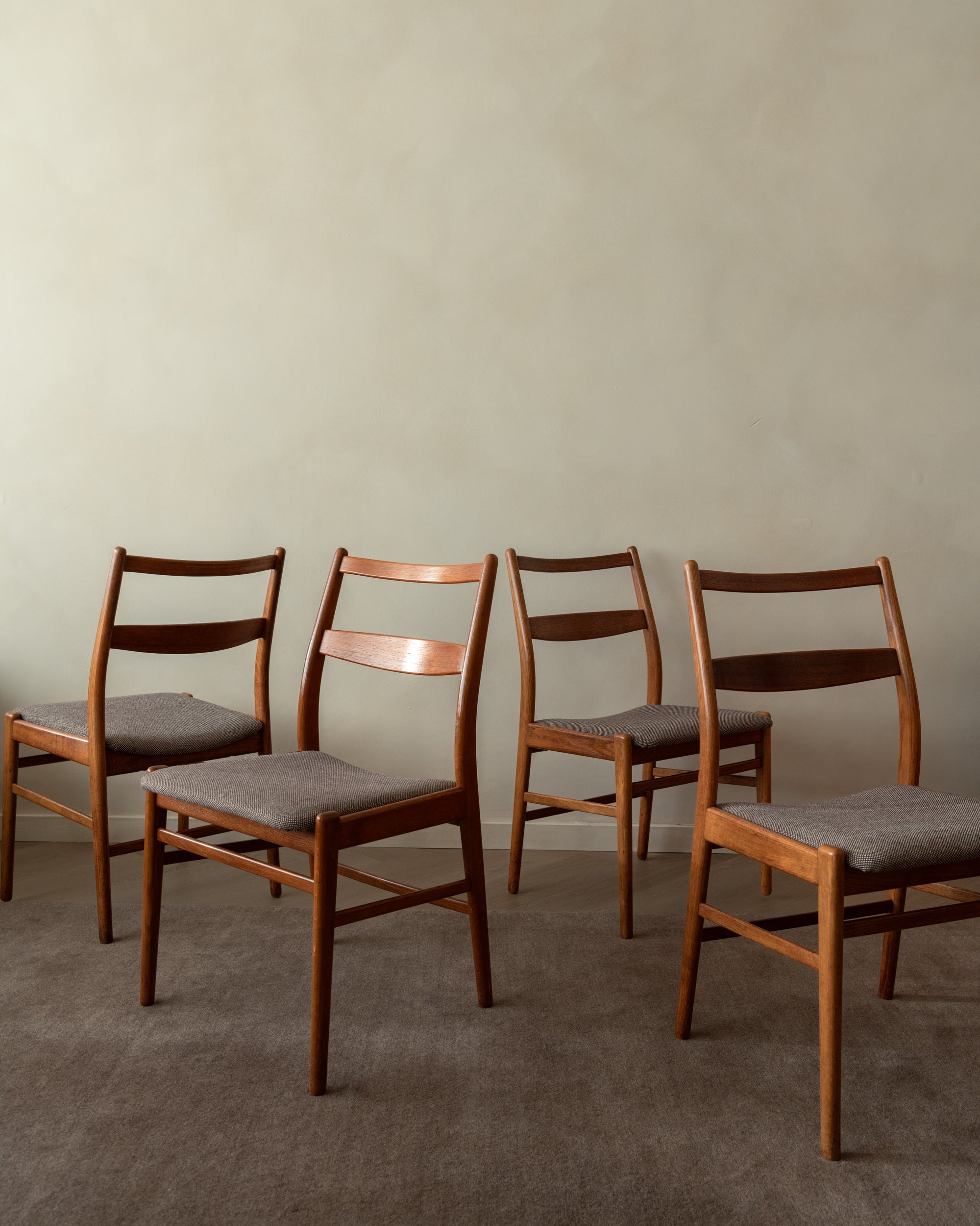 Teak Dining Chairs Minett by Yngve Ekström for Troeds, Sweden, 1960, Set of 4