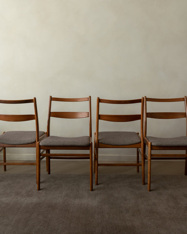 Teak Dining Chairs Minett by Yngve Ekström for Troeds, Sweden, 1960, Set of 4