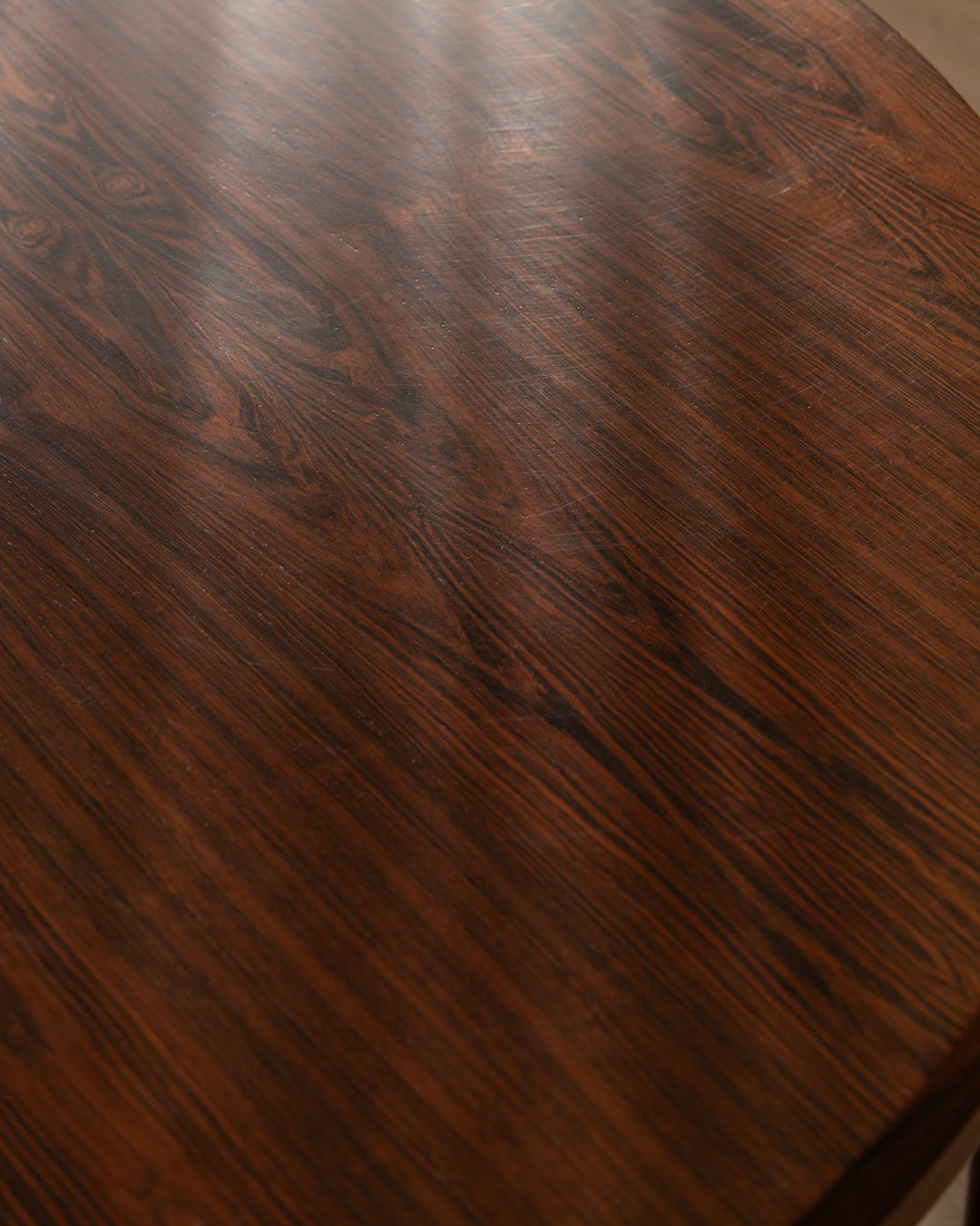Mid Century Rosewood Round Coffee Table Model 283 by Johannes Andersen for CFC Silkeborg, 1960s