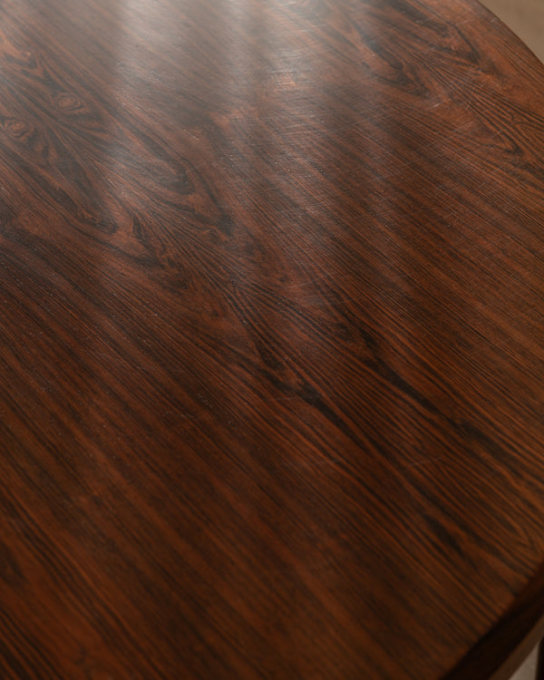 Mid Century Rosewood Round Coffee Table Model 283 by Johannes Andersen for CFC Silkeborg, 1960s