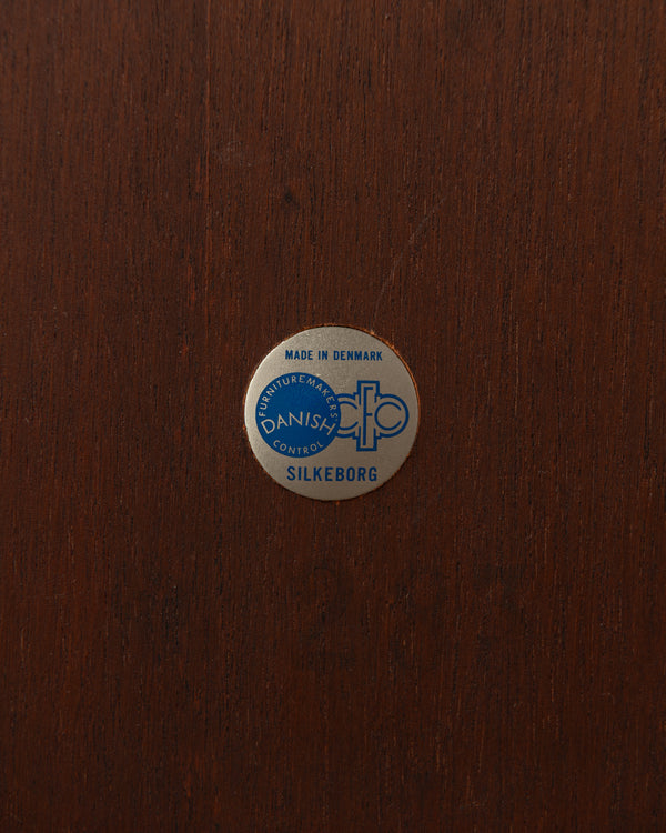Mid Century Rosewood Round Coffee Table Model 283 by Johannes Andersen for CFC Silkeborg, 1960s