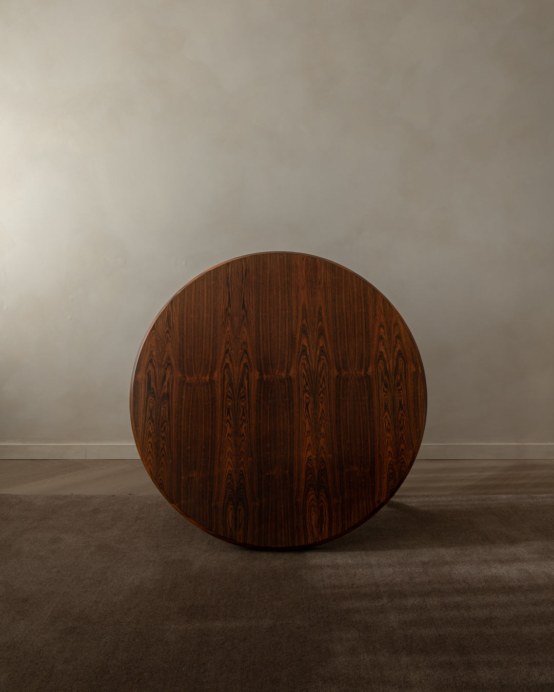 Mid Century Rosewood Round Coffee Table Model 283 by Johannes Andersen for CFC Silkeborg, 1960s