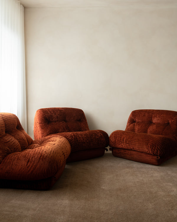 Nuvolone Modular Sofa by Rino Maturi for Mimo Padova, 1970s, Set of 3