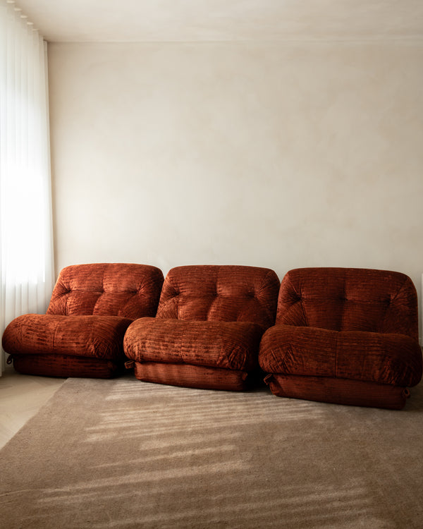 Nuvolone Modular Sofa by Rino Maturi for Mimo Padova, 1970s, Set of 3