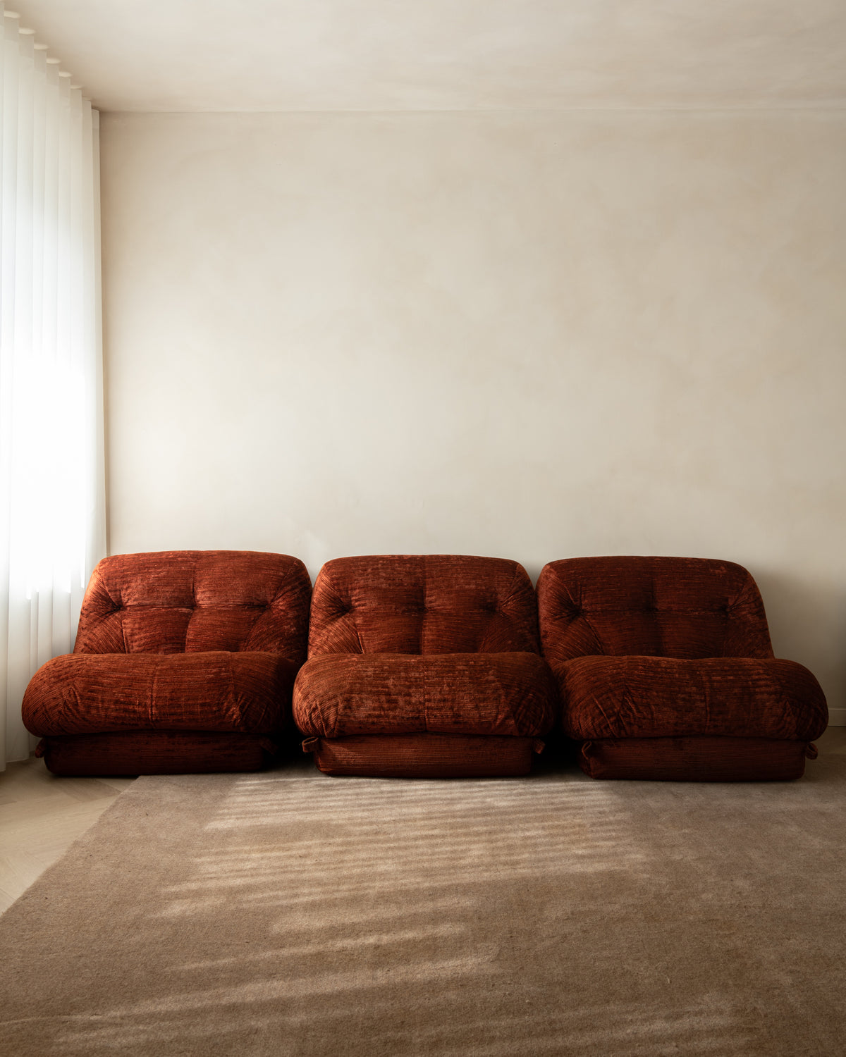 Nuvolone Modular Sofa by Rino Maturi for Mimo Padova, 1970s, Set of 3