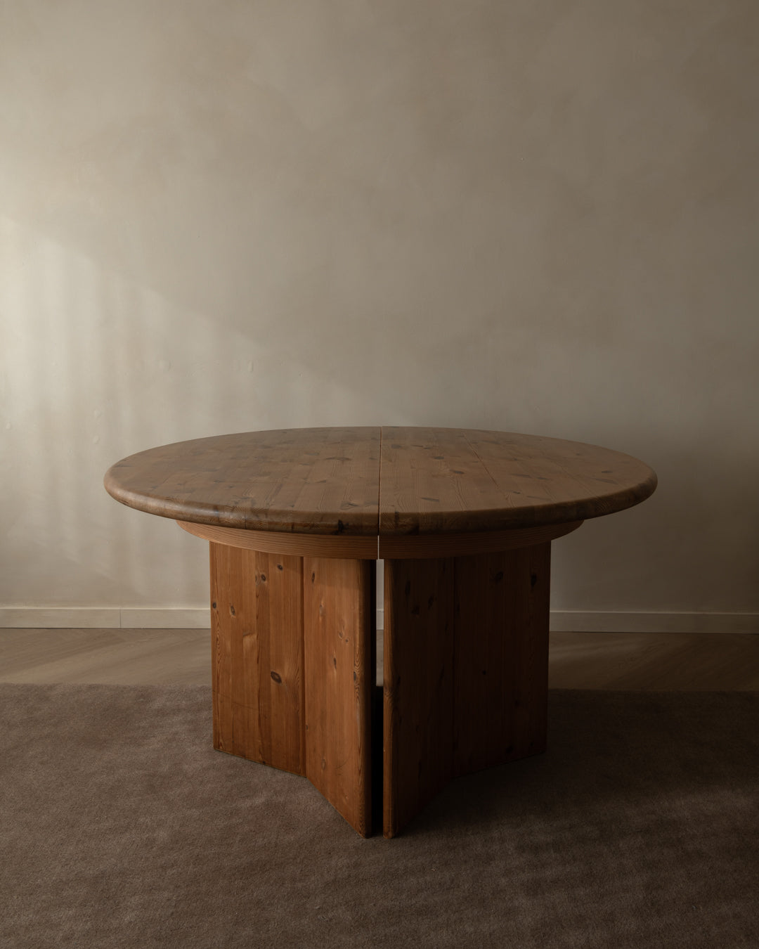 Danish Modern Pine Extendable Dining Table Modul Møbler, Vinderup A/S 1980s