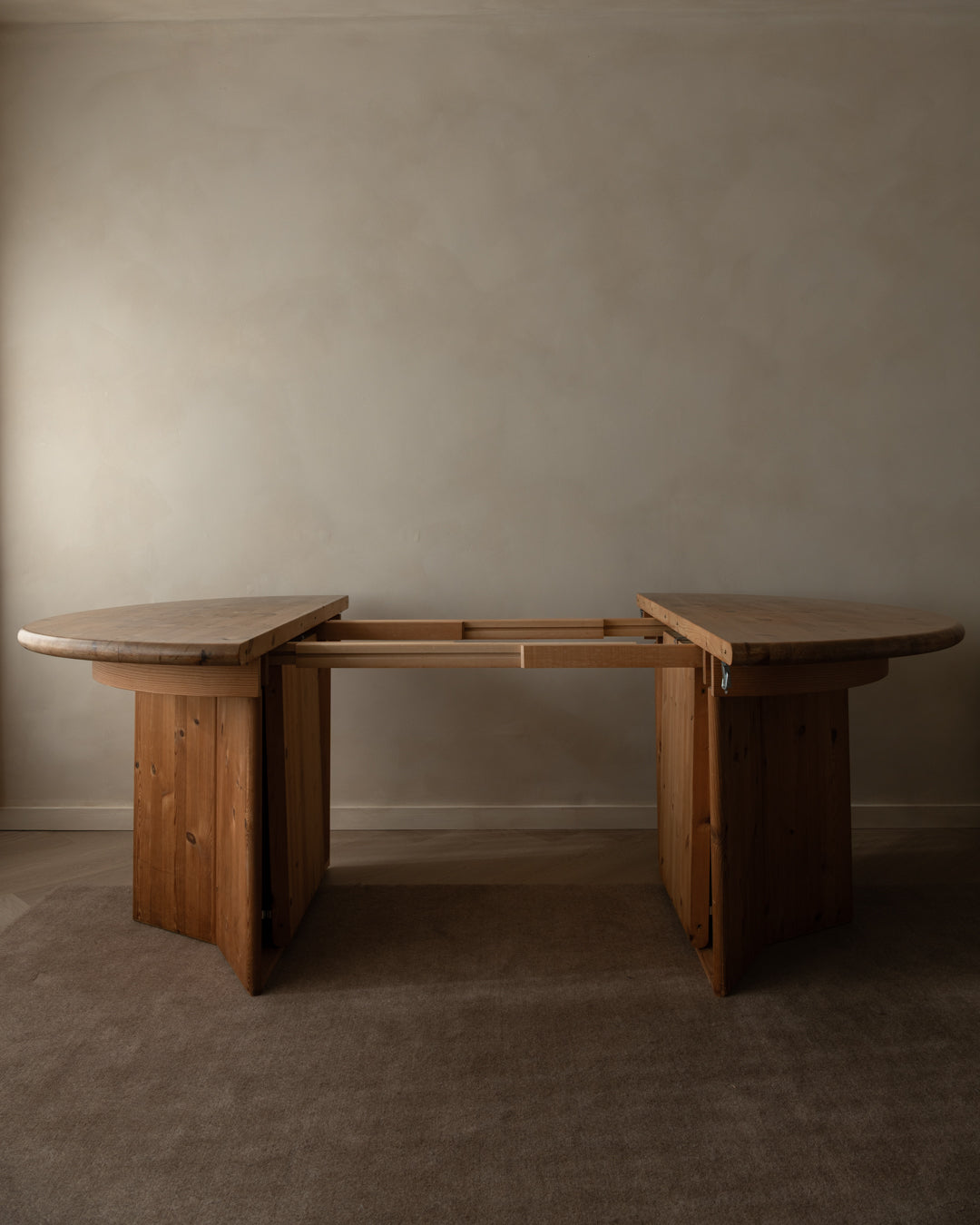 Danish Modern Pine Extendable Dining Table Modul Møbler, Vinderup A/S 1980s