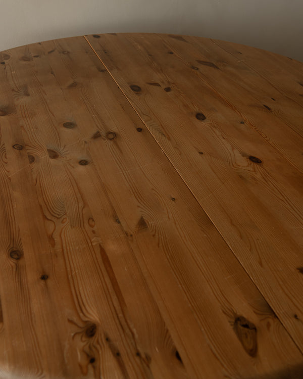 Danish Modern Pine Extendable Dining Table Modul Møbler, Vinderup A/S 1980s