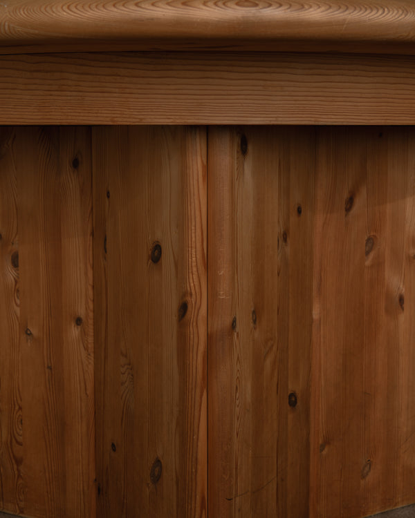 Danish Modern Pine Extendable Dining Table Modul Møbler, Vinderup A/S 1980s