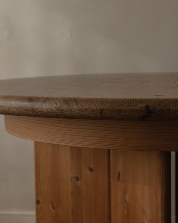 Danish Modern Pine Extendable Dining Table Modul Møbler, Vinderup A/S 1980s