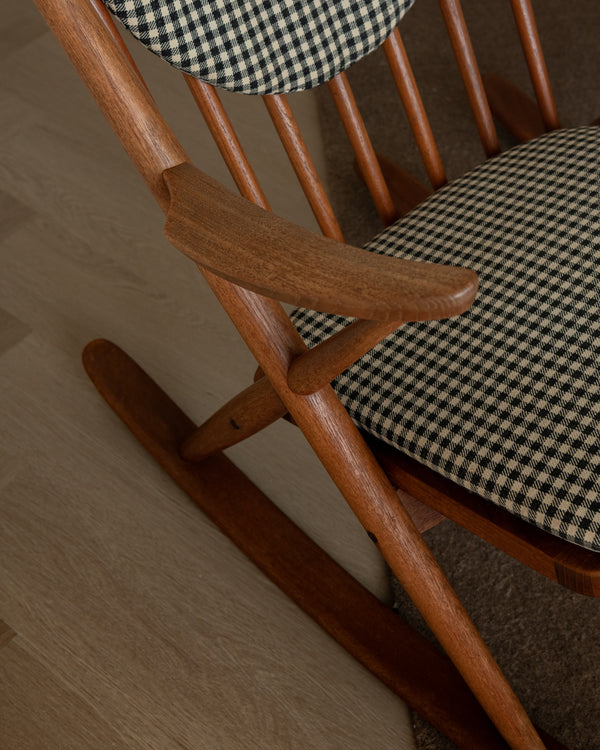 Danish Teak Rocking Chair Model 182 by Frank Reenskaug for Bramin, 1950s