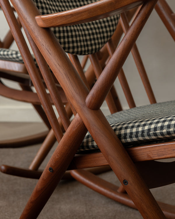 Danish Teak Rocking Chair Model 182 by Frank Reenskaug for Bramin, 1950s