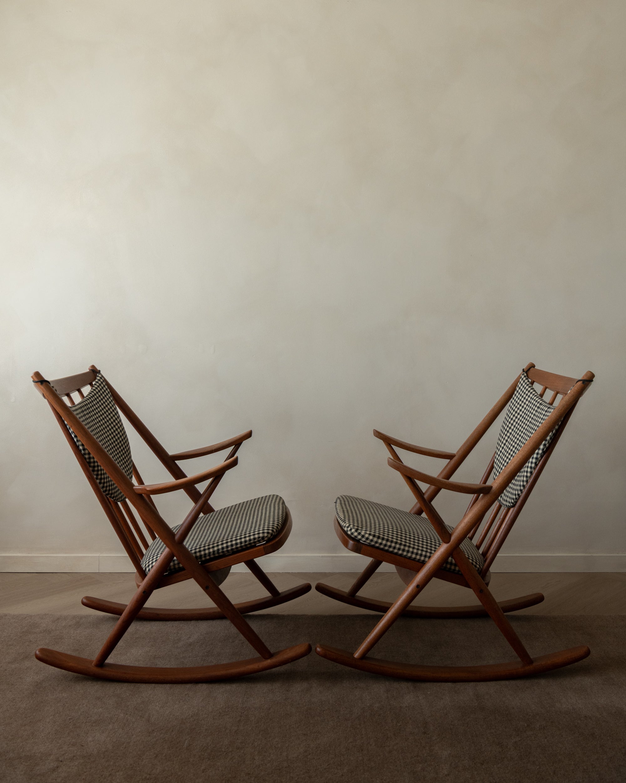 Danish Teak Rocking Chair Model 182 by Frank Reenskaug for Bramin, 1950s