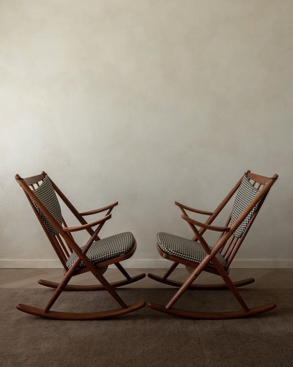 Danish Teak Rocking Chair Model 182 by Frank Reenskaug for Bramin, 1950s