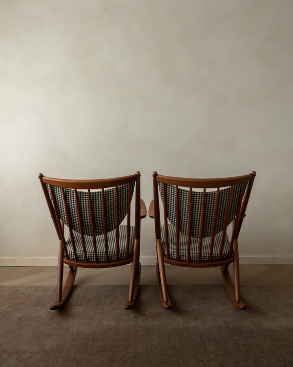Danish Teak Rocking Chair Model 182 by Frank Reenskaug for Bramin, 1950s