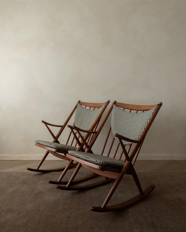 Danish Teak Rocking Chair Model 182 by Frank Reenskaug for Bramin, 1950s
