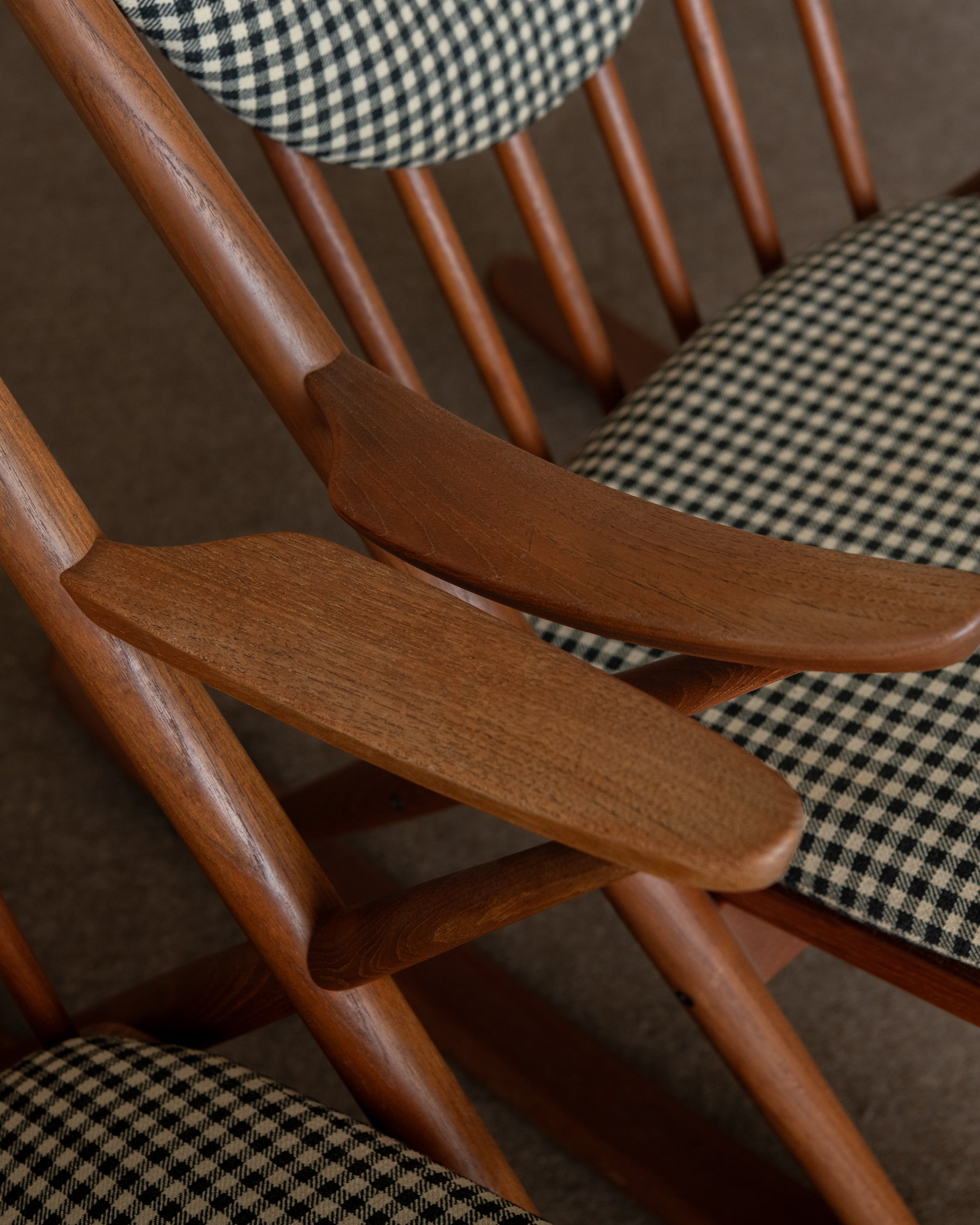 Danish Teak Rocking Chair Model 182 by Frank Reenskaug for Bramin, 1950s
