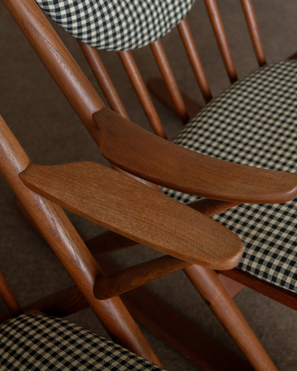 Danish Teak Rocking Chair Model 182 by Frank Reenskaug for Bramin, 1950s