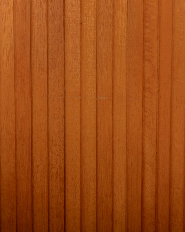 French Art Deco Pine Tambour Room Divider by Jomain Baumann, 1930s