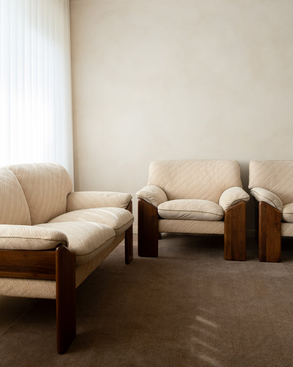 Sapporo Two-Seater Sofa by Mario Marenco for Mobil Girgi, 1970s