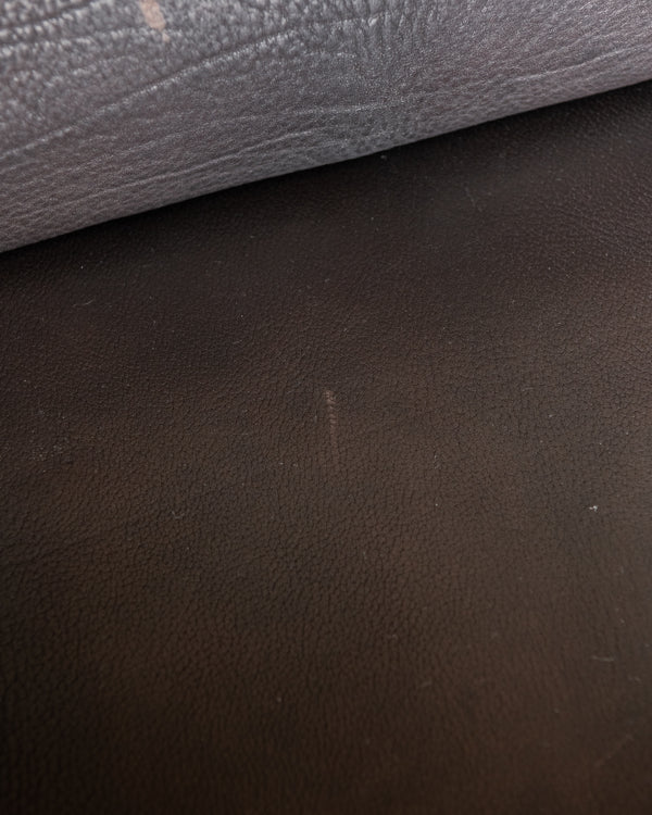 Mid Century Brown Leather Sofa DS-47 by De Sede, 1970s