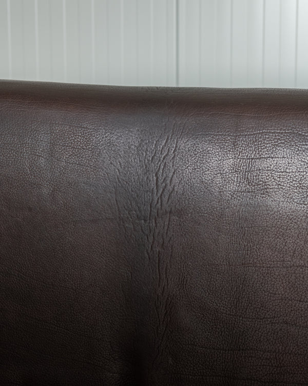 Mid Century Brown Leather Sofa DS-47 by De Sede, 1970s