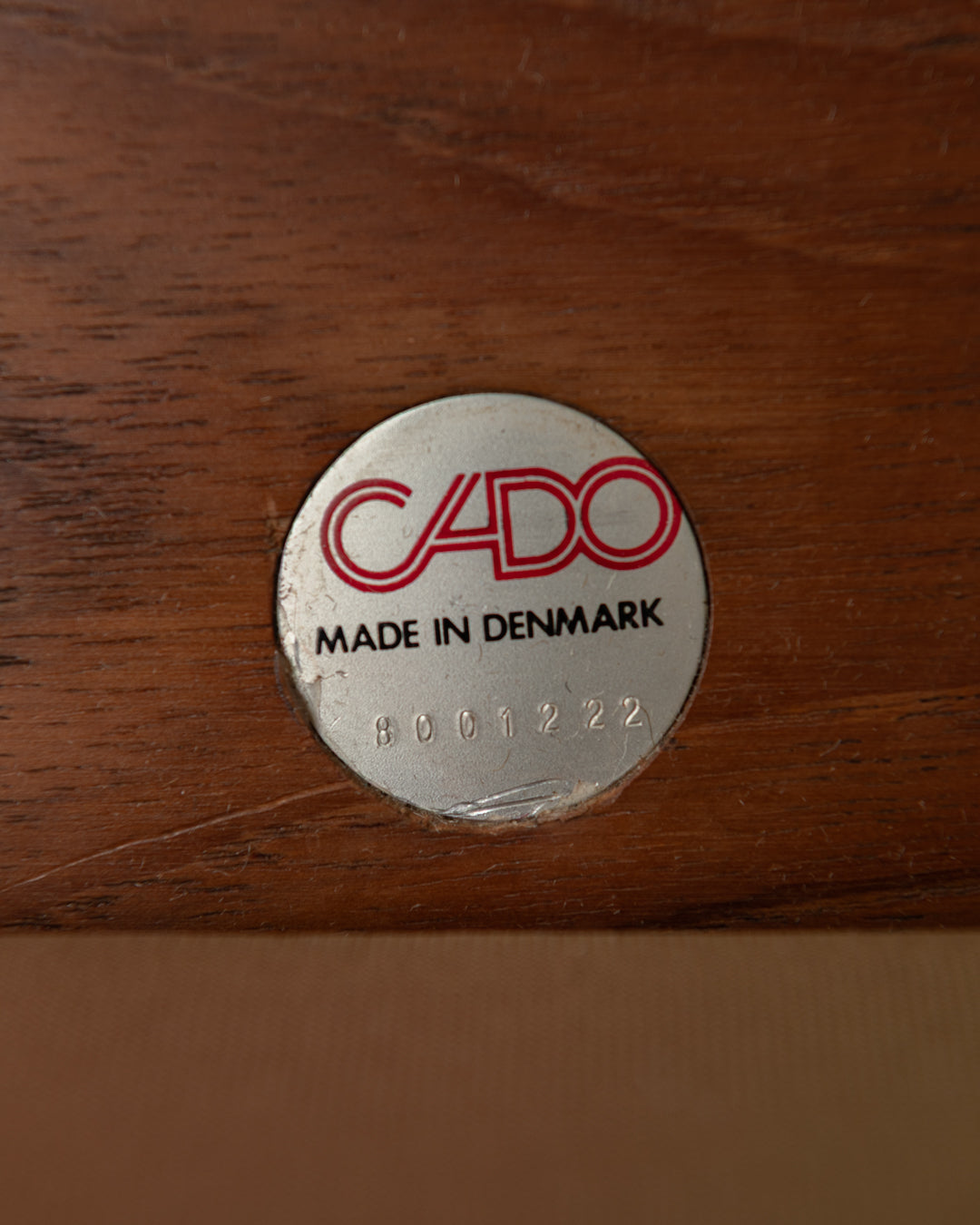 Mid Century Modern Teak Two-Seater Sofa Senator by Ole Wanscher for Cado, 1960s