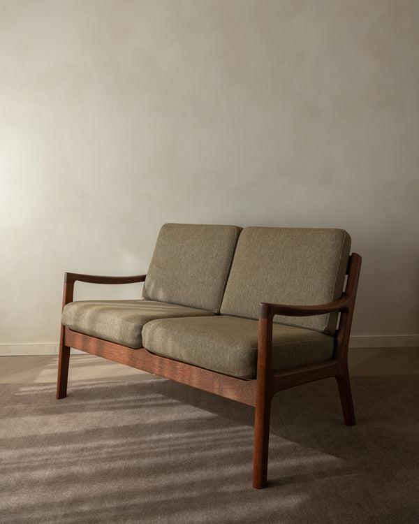 Mid Century Modern Teak Two-Seater Sofa Senator by Ole Wanscher for Cado, 1960s