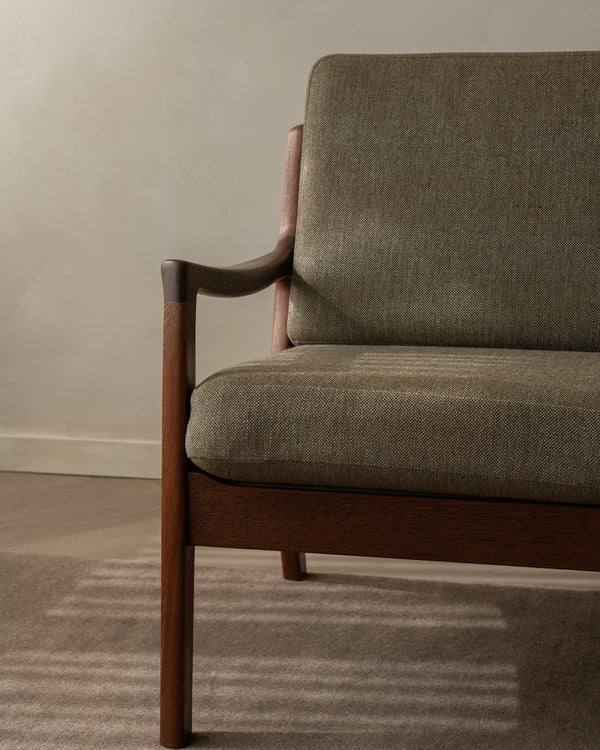 Mid Century Modern Teak Two-Seater Sofa Senator by Ole Wanscher for Cado, 1960s