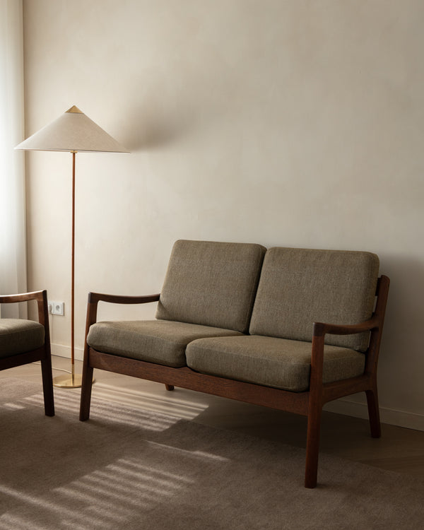 Mid Century Modern Teak Two-Seater Sofa Senator by Ole Wanscher for Cado, 1960s