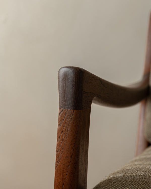 Mid Century Modern Teak Two-Seater Sofa Senator by Ole Wanscher for Cado, 1960s